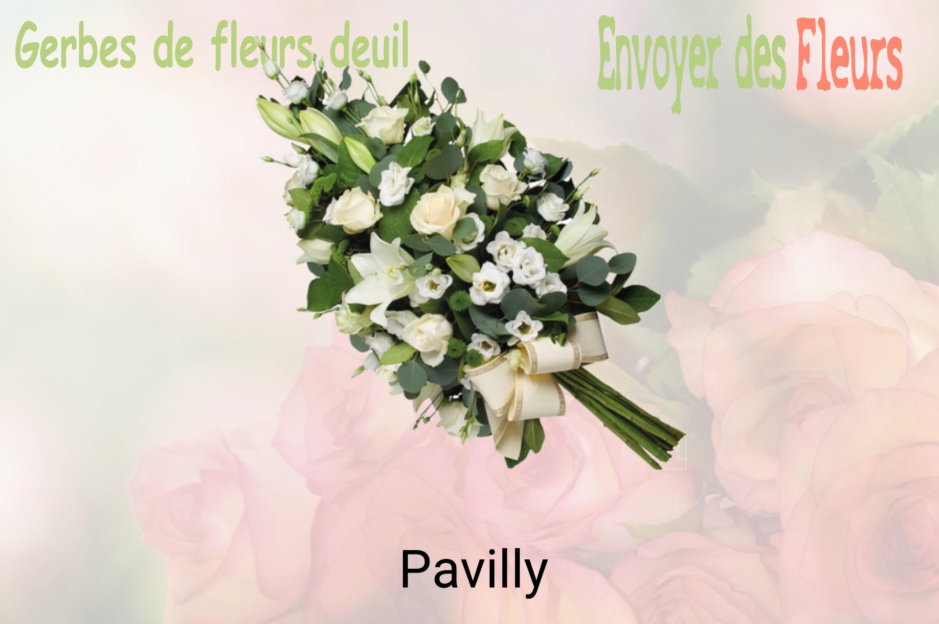 Gerbe de fleurs de deuil livrée à Pavilly